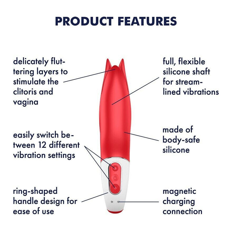 > Sex Toys For Ladies > Clitoral Vibrators And Stimulators - Satisfyer Power Flower Clitoral Vibrator