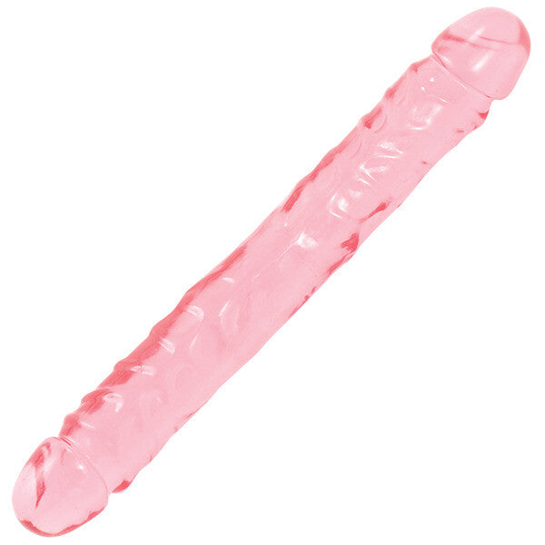 Crystal Jellies 12 Inch Double Dong Pink-0