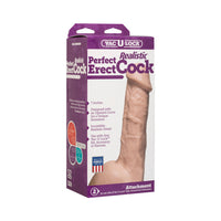 VacULock 7 Inch Perfect Erect Cock Attachment Flesh Pink-1