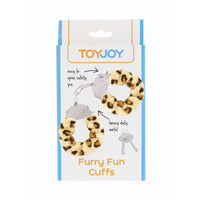 ToyJoy Furry Fun Wrist Cuffs Leopard-1