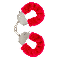 ToyJoy Furry Fun Wrist Cuffs Red-0