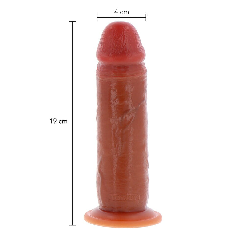 ToyJoy Get Real Silicone Foreskin Dong 7.5 Inch-3