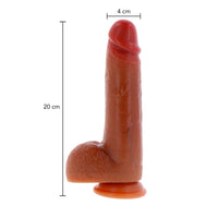 ToyJoy Get Real Silicone Foreskin Dildo 8 Inch-3