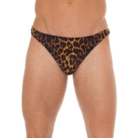 Mens Leopard Print GString-0