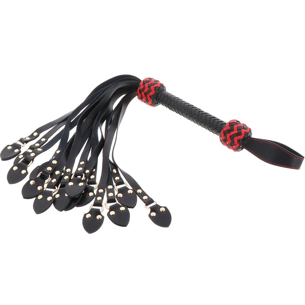 Hidden Desire Masters Leather CatoNine Whip-0