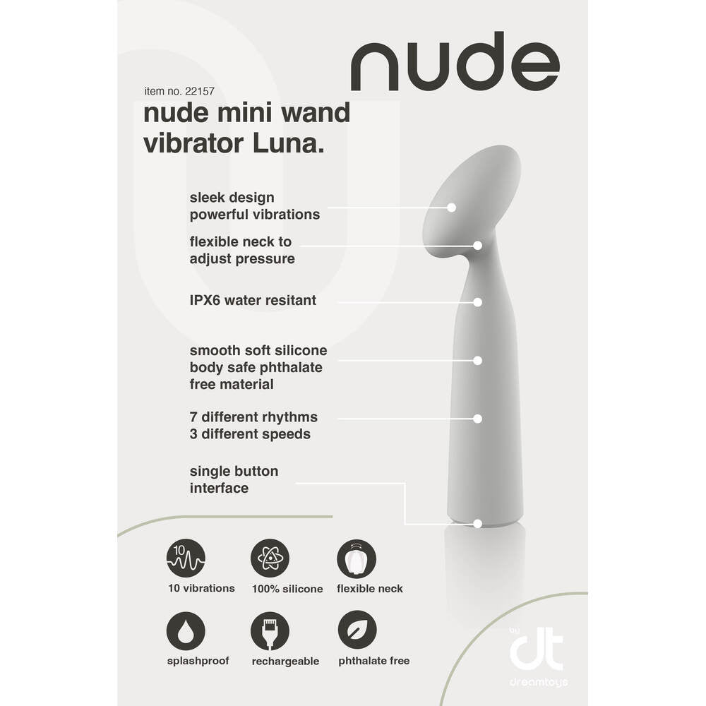 Nude Luna Mini Wand Vibrator-2