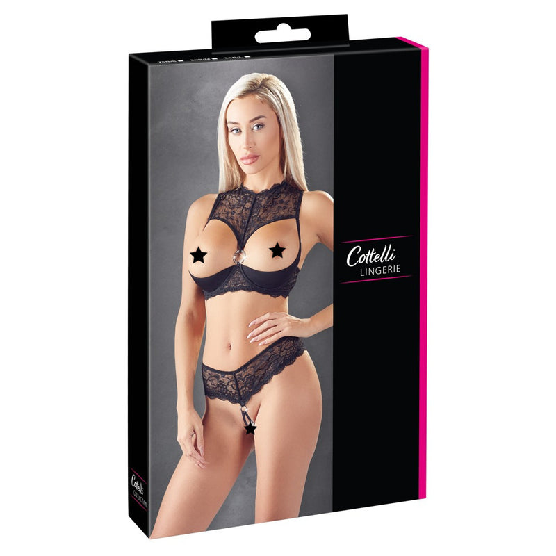 Cottelli Shelf Bra and String-3