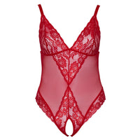 Cottelli Curves Crotchless Body Red-3