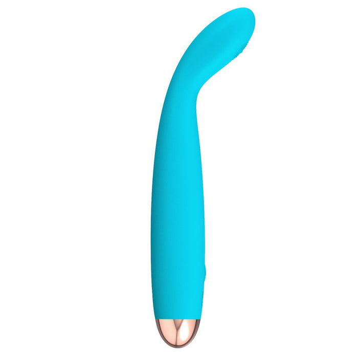 Cuties Silk Touch Rechargeable Mini Vibrator Blue-0