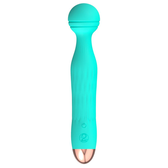 Cuties Silk Touch Rechargeable Mini Vibrator Green-0