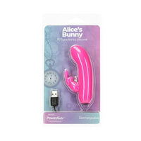 > Sex Toys For Ladies > Bunny Vibrators - PowerBullet Alices Bunny Silicone Rechargeable Rabbit