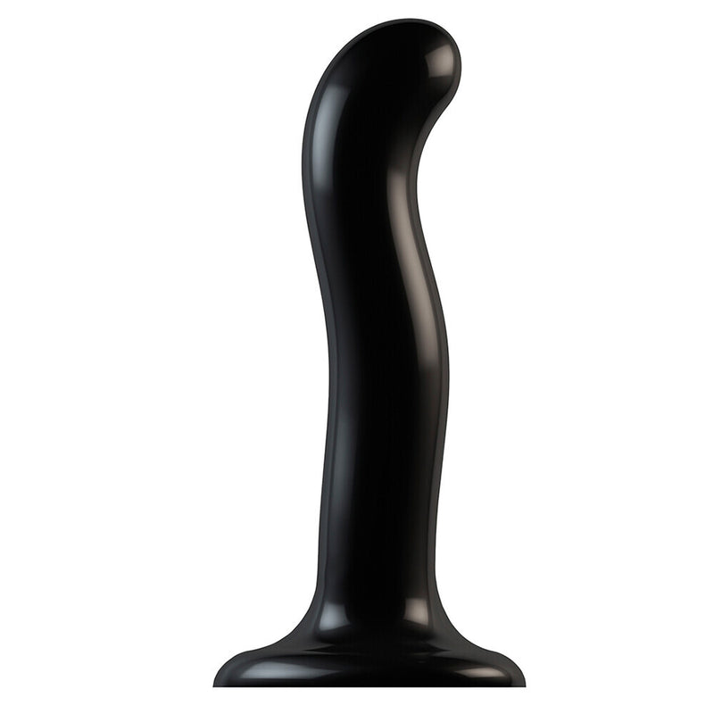 Strap On Me Prostate and G Spot Curved Dildo Large Black-0