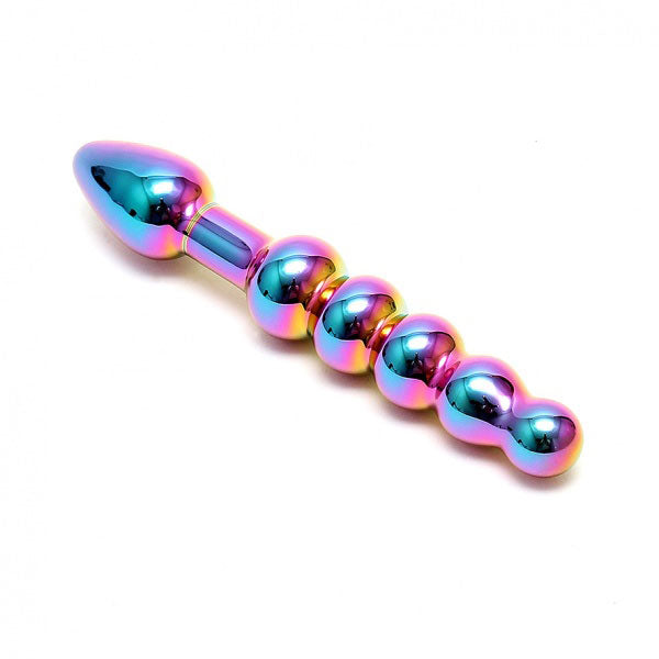 Sensual Multi Coloured Glass Laila Anal Probe-1