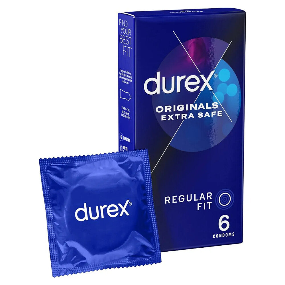 Durex Extra Safe Regular Fit Condoms 6 Pack-0