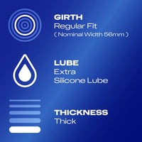 Durex Extra Safe Regular Fit Condoms 6 Pack-3