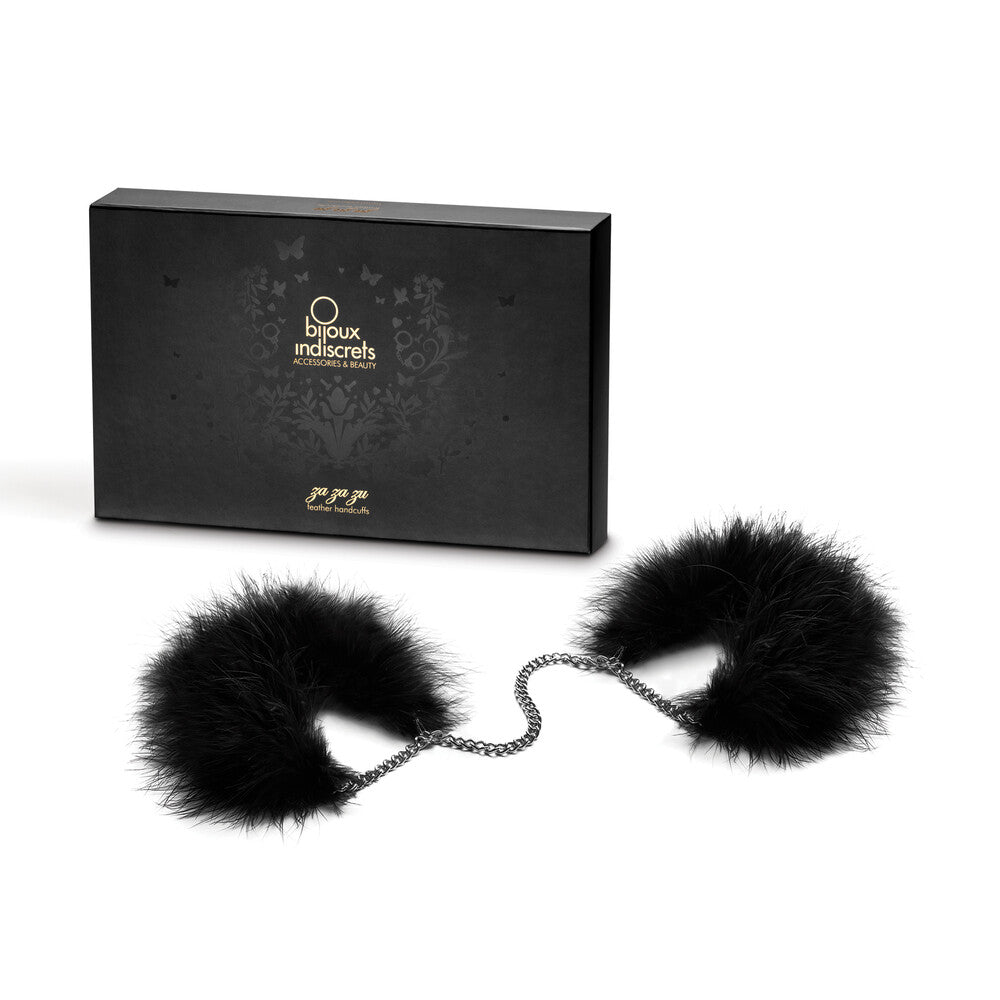 Bijoux Indiscrets Za Za Zu Feather Handcuffs-0