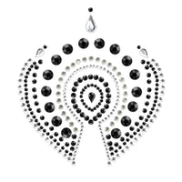 Bijoux Indiscrets Flamboyant Rhinestone Jewellery Black Silver-1