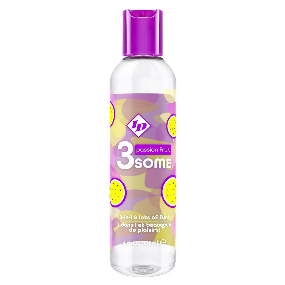 > Relaxation Zone > Flavoured Lubricants And Oils - ID 3some Passion Fruit 3 In 1 Lubricant 118ml