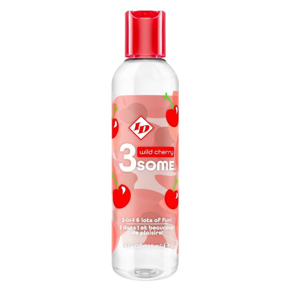 > Relaxation Zone > Flavoured Lubricants And Oils - ID 3some Wild Cherry 3 In 1 Lubricant 118ml