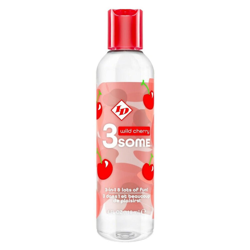 > Relaxation Zone > Flavoured Lubricants And Oils - ID 3some Wild Cherry 3 In 1 Lubricant 118ml