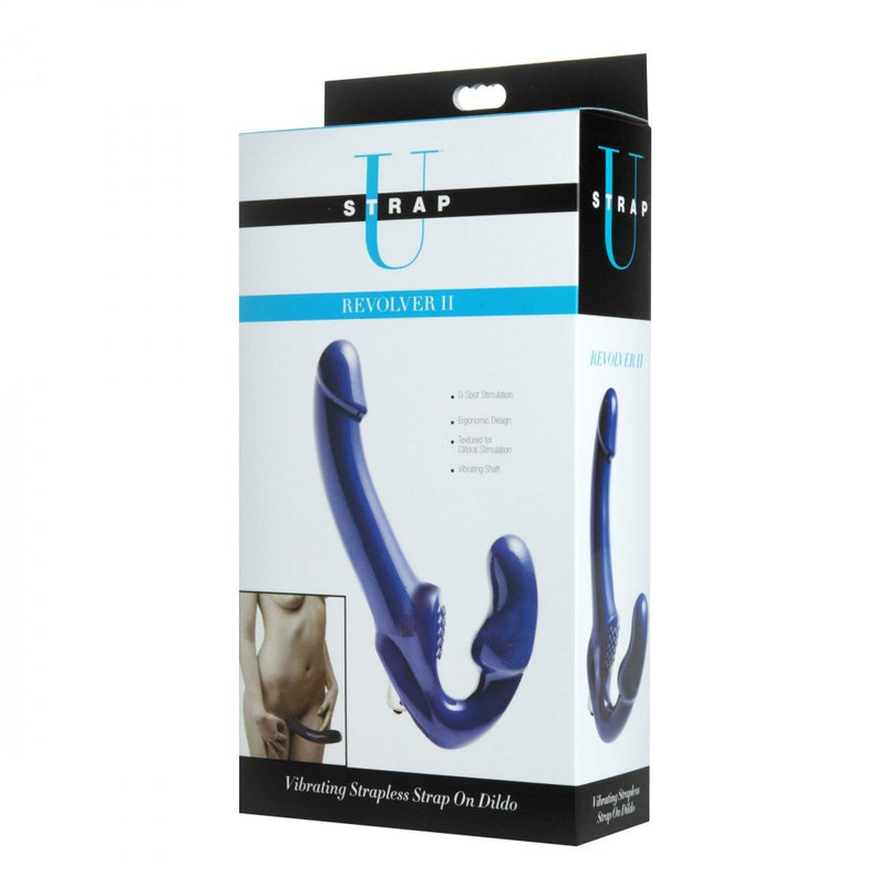 > Realistic Dildos And Vibes > Strapless Strap Ons - XR Revolver II Vibrating Strapless Strap On Dildo