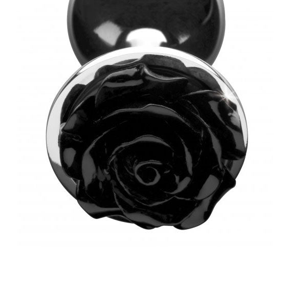 XR Booty Sparks Black Rose Anal Plug Medium-2