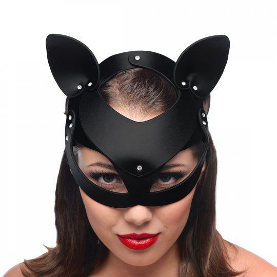 Master Series Bad Kitten Leather Cat Mask-0