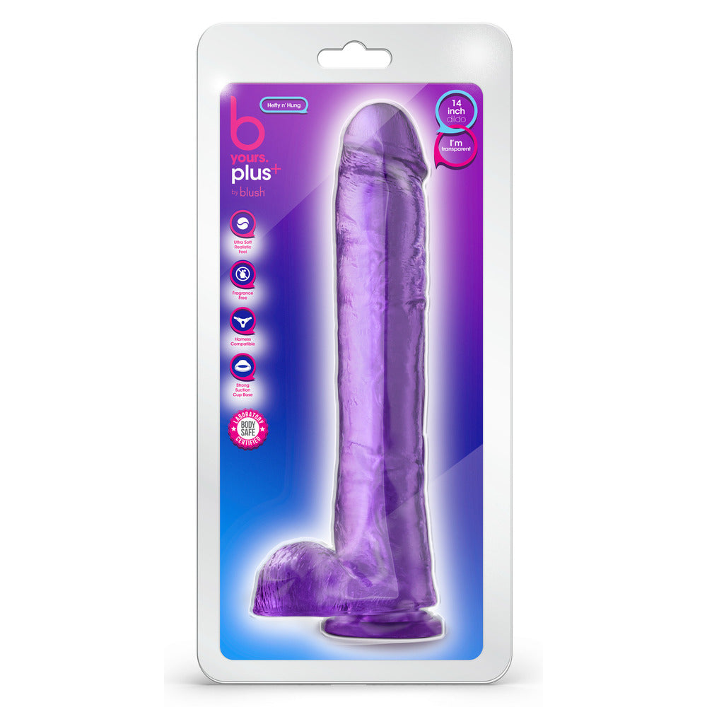 B Yours Plus Hefty N Hung 14 Inch Dildo-3