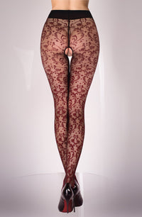 Black Secret BS135 Crotchless Tights