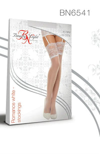 Beauty Night BN6541 Romance Stockings White Beauty Night