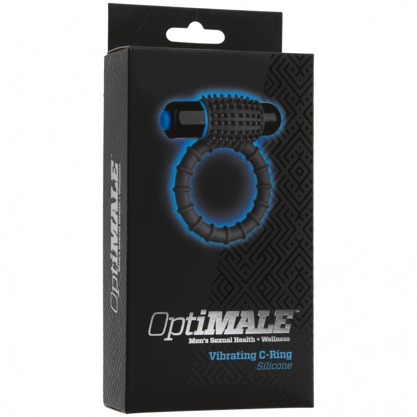 OptiMale Silicone Vibrating CRing Waterproof Cocking-1