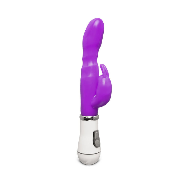 Slim GSpot Twelve Speed Rabbit Vibrator Purple-0