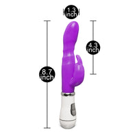 Slim GSpot Twelve Speed Rabbit Vibrator Purple-3