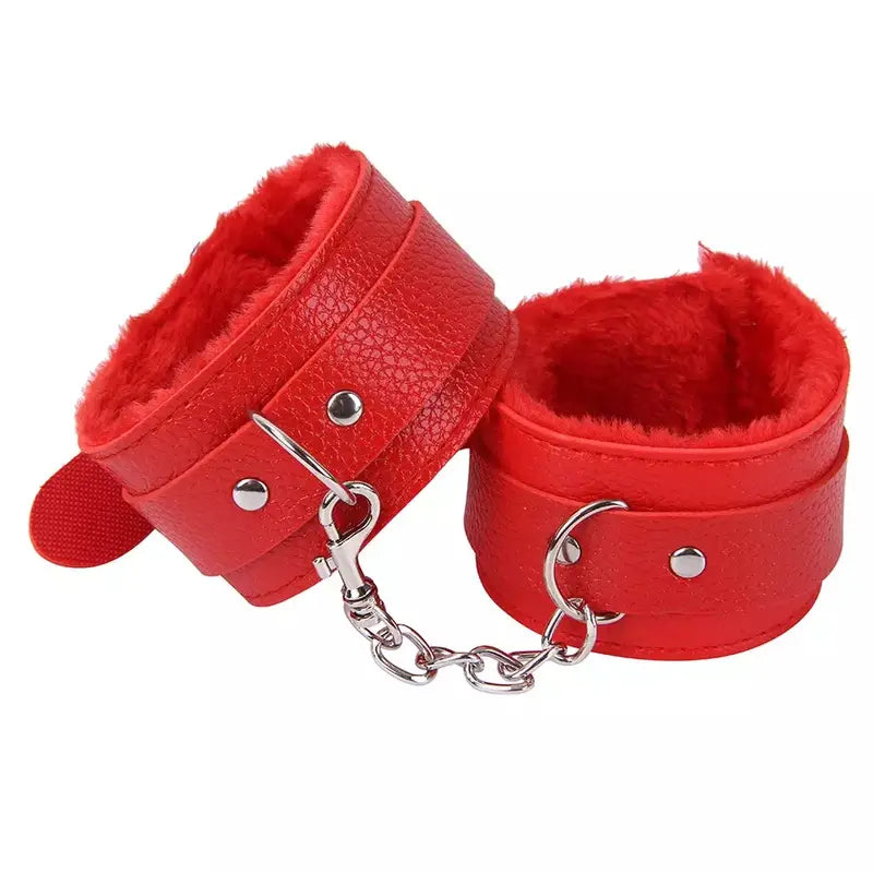 PVC Handcuffs Red P&A Boutique