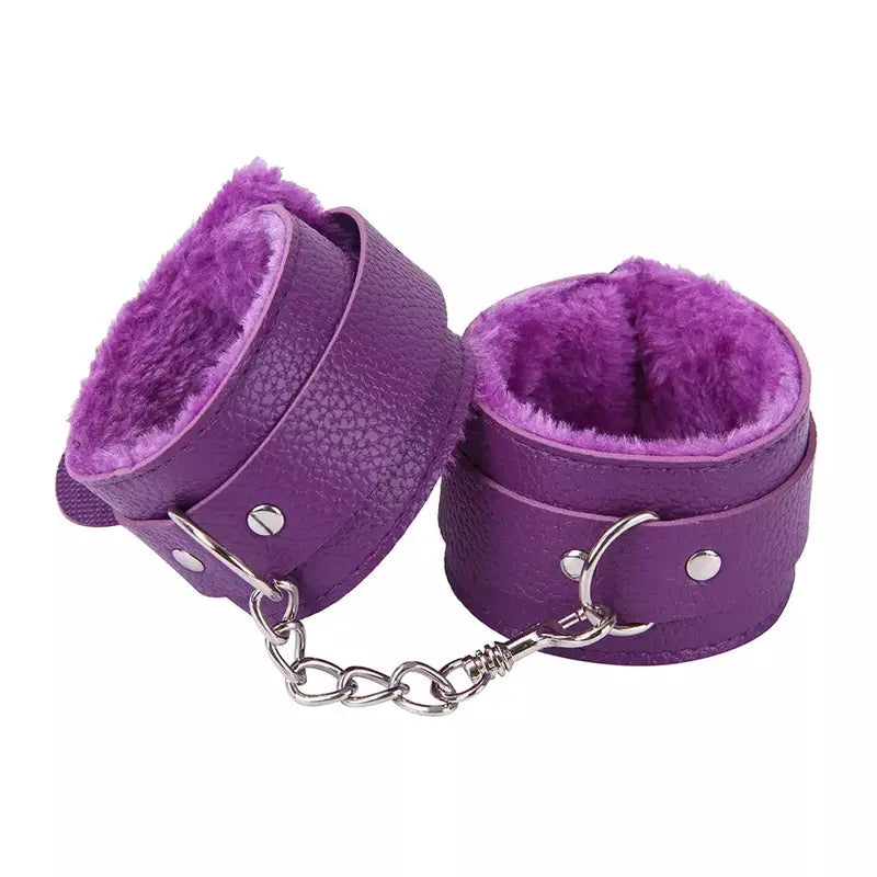 PVC Handcuffs Purple P&A Boutique