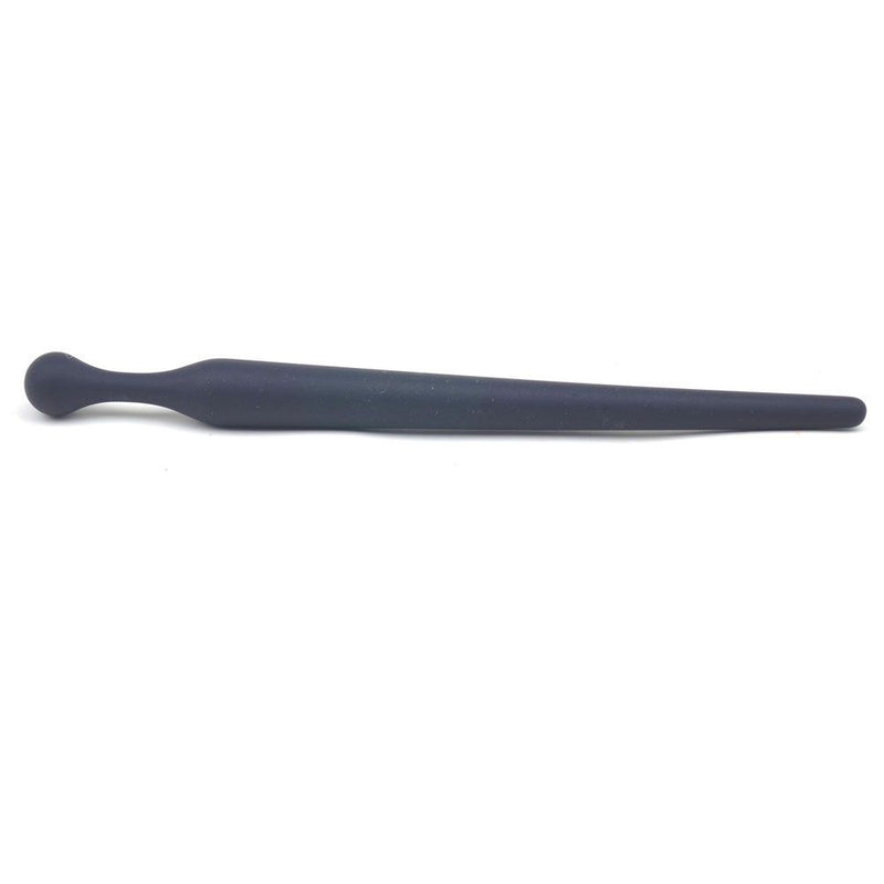 4 Inch Black Silicone Penis Plug-0