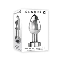 Gender X Rockin Metal Anal Plug XL-3