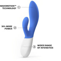 Lelo Ina Wave 2 Luxury Rechargeable Vibe Blue-1