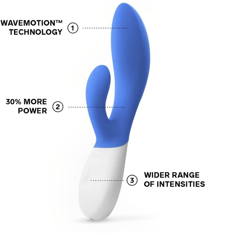 Lelo Ina Wave 2 Luxury Rechargeable Vibe Blue-1