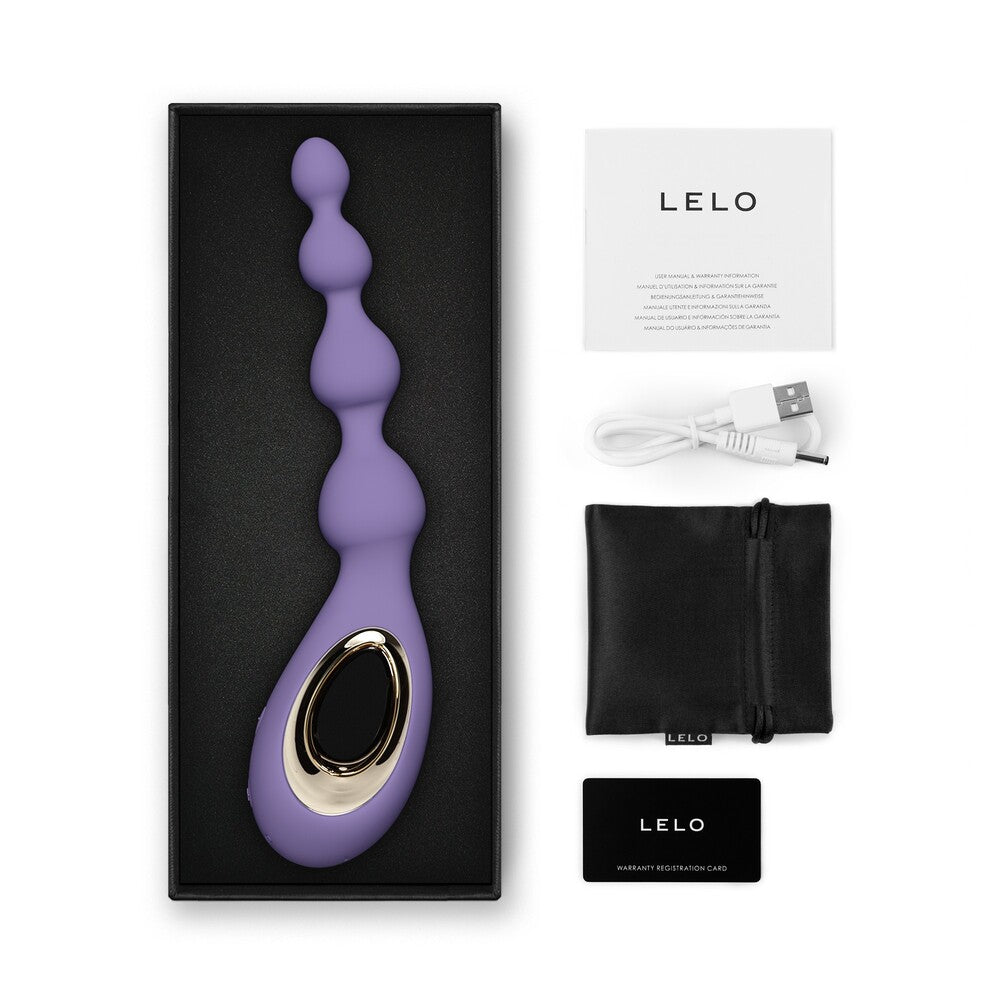 Lelo Soraya Anal Beads Massager Violet Dusk-1