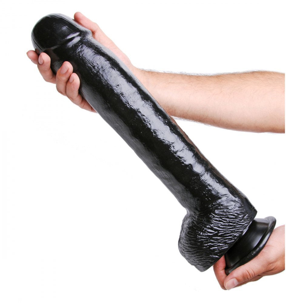 XR The Black Destroyer Huge Suction Cup Dildo-1