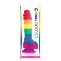 Colours Pride Edition 6 Inch Realistic Silicone Dildo With Balls-1