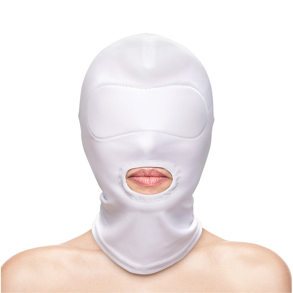 Fetish and Fashion Mouth Hood White-0