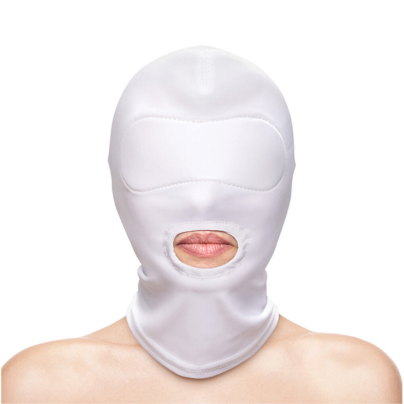 Fetish and Fashion Mouth Hood White-0