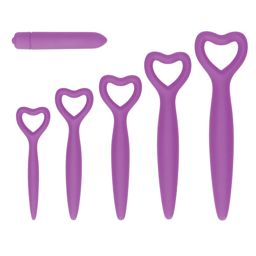 Ouch Silicone Vaginal Dilator Set Purple-0