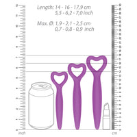 Ouch Silicone Vaginal Dilator Set Purple-1