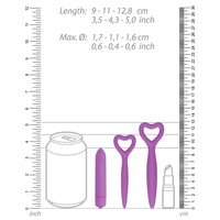 Ouch Silicone Vaginal Dilator Set Purple-2