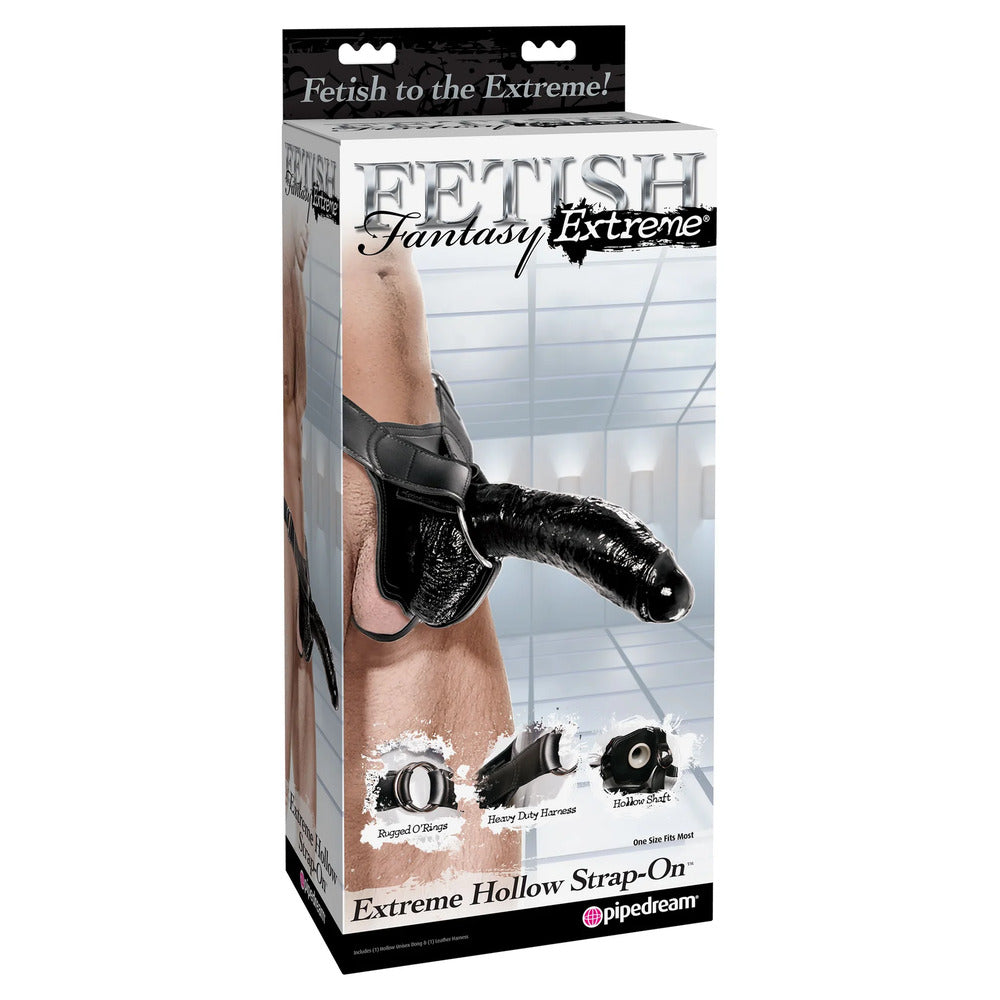 Fetish Fantasy Series Extreme Extreme Hollow StrapOn Black-2