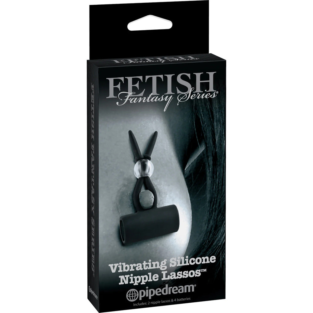 Fetish Fantasy Series Vibrating Silicone Nipple Lassos-3