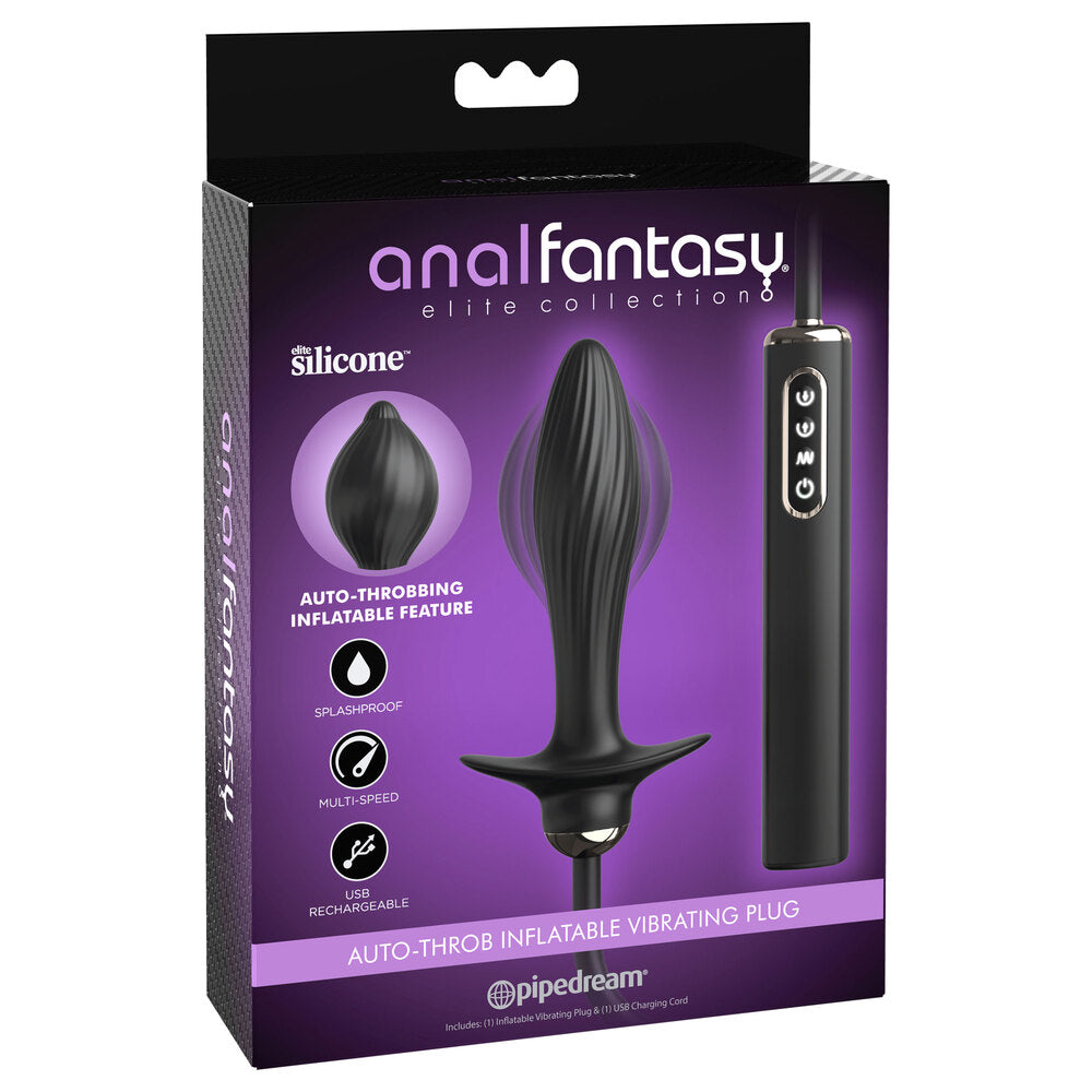 Pipedream Anal Fantasy Auto Throb Inflatable Vibrating Plug-3